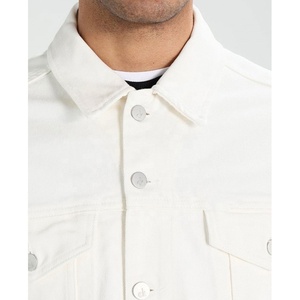 Veste en jean pour homme personnalisée de haute qualité, très populaire, avec col montant, capuche, respirante et à séchage rapide - Product Image 6
