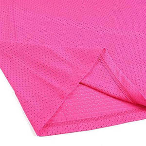 เสื้อกีฬาแบบมีสายคล้องคอสำหรับทุกเพศ สีชมพู ผ้าตาข่าย ระบายอากาศ ป้องกันแบคทีเรีย ป้องกันรังสียูวี แห้งเร็ว สำหรับทีมฟุตบอล ออกแบบโลโก้ได้ตามต้องการ - Product Image 6