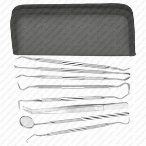 Ensemble d'outils d'hygiène dentaire de qualité supérieure, 8 pièces, grattoir à dents, cure-dent, nettoyeur de fil dentaire, instruments de soins bucco-dentaires, CE ISO - Product Image 6