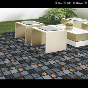 Dalles de sol numériques modernes pour parking, céramique mate extérieure 300x300mm 30x30cm 12x12 pouces – Choix de revêtement de sol pour allées élégantes - Product Image 1