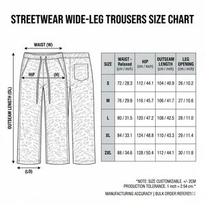 Tiger Print Wide Leg Trousers Brown Black <b>Animal</b> <b>Pattern</b> Streetwear Heavyweight Cotton Relaxed Fit Loose Drawstring Pants - Product Image 6