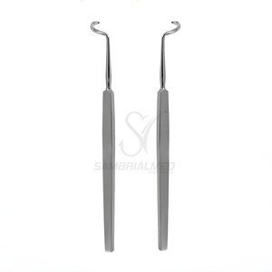 Aiguille de ligature Woodruff Sambrialmed International Ophthalmology en acier inoxydable, manuelle, 13 cm, gauche/droite, durable, certifiée CE - Product Image 1