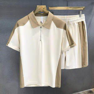 Camiseta Polo Moderna y Elegante, Traje Deportivo Informal para Hombre, Camiseta de Manga Corta de Verano, Traje de Pantalones Cortos - Product Image 4