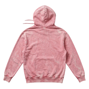 เสื้อฮู้ดดี้ผู้ชายผ้าฝ้าย 100% สีชมพูสำหรับฤดูหนาว แขนยาว มีกระเป๋าจิงโจ้ ปลายแขนริบบิ้น ปักลาย สไตล์สตรีทแฟชั่น - Product Image 2