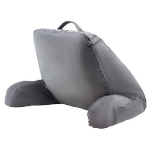 Grande Cuscino da Lettura Lavorato a Maglia con 3 Tasche, Memory Foam e Rivestimento in Velluto Lavabile per Divano - Product Image 2