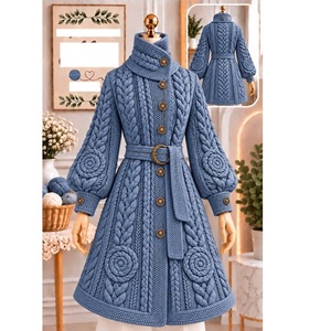 Suéteres 100% acrílico o algodón, calibre 12, para mujer, los más modernos, informales, para la temporada de invierno, proveedor de Bangladesh. - Product Image 2