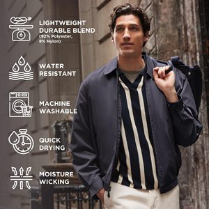 Classic Men's Denim Lightweight <b>Jacket</b> Full Zip Breathable Windbreaker Waterproof Front <b>Winter</b> <b>Running</b> Hiking Cycling Outdoor - Product Image 5
