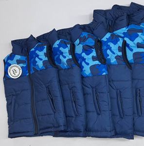 Veste d'hiver décontractée grande taille de haute qualité en gros pour hommes gilet épais sans manches en toile 100% polyester avec logo personnalisé - Product Image 2