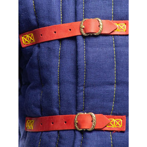 Manteau rembourré bleu, Gambeson, vêtements médiévaux pour hommes, tenues médiévales, veste historique, vente en gros sur mesure - Product Image 6