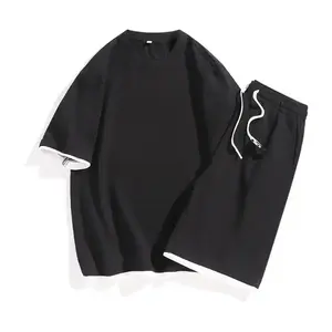 Conjunto Deportivo Personalizado para Hombre 2025, de Alta Calidad, Informal, con Pantalones Cortos y Camisetas para Verano, Hecho en Pakistán - Product Image 1