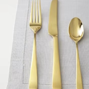 Premium <b>Gold</b> <b>Cutlery</b> <b>Set</b> Wholesale Banquet Hotel Restaurant Dining Tableware Factory Direct - Product Image 1