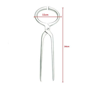 Probador de Cascos de Caballo de Acero Inoxidable Ajustable de Alta Calidad con Tamaño Personalizado, Instrumento Veterinario - Product Image 2