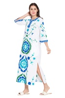 Robe Maxi brodée Hippie faite pour filles, tenue de fête à la plage, élégante, de haute qualité, en coton, vente en gros, nouvelle collection, 100%