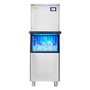 Attrezzatura di Refrigerazione per Cucine Commerciali, Macchina per Ghiaccio Autopulente 400LBS/24H con Contenitore di Stoccaggio Grande da 330,7LBS, 800W - Product Image 1