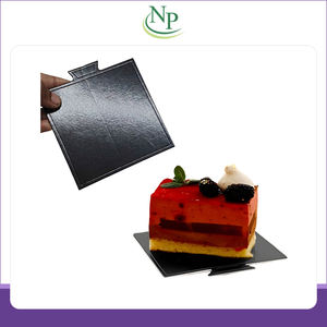 Tablas de Repostería Cuadradas de Color Negro de Alta Calidad - Soporte para Pasteles de Grado Alimenticio para Eventos y Panaderías a Precio de Descuento en Oferta - Product Image 4