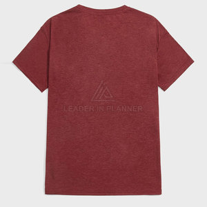 T-shirt uni 100% coton pour homme, confortable, grande taille, coupe ample, vêtements décontractés pour homme, imprimé, prix bas - Product Image 2