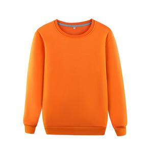 <b>Women's</b> <b>Red</b> Crew Neck Long Sleeve Solid Color Casual <b>Sweatshirt</b> Polyester/Cotton Blend Breathable Lined Puff Printed Front Logo - Product Image 5