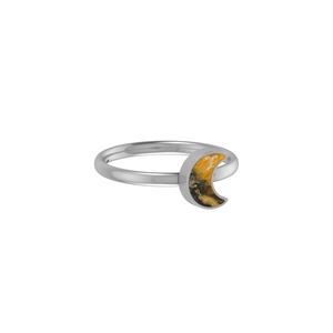925 Sterling Silver Heart Shape Bumble <b>Bee</b> Stackable Ring Bezel Setting Fancy Trendy Unisex Classic Engagement Anniversary - Product Image 2