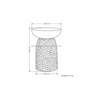 Restaurant Metal Coffee <b>Table</b> Modern Commercial Furniture Premium Hotel Lobby Metal Coffee <b>Table</b> Designer Furniture ZAHID EXPORT - Product Image 6