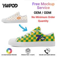 Großhandel 2026 Fußball-Weltmeisterschaft Brasilien Schuhe OEM ODM Print-on-Demand Teamname Individuelles Logo Fan-Sneaker FN027-26027054-4