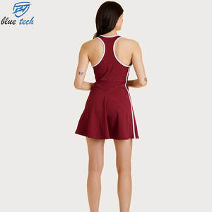 Conjunto Deportivo de Verano para Mujer, Talla Grande, Falda y Top Corto sin Mangas, Uniforme para Tenis y Golf - Product Image 4