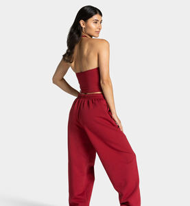 <b>Women</b>’s Relaxed Fleece Sweatpants Loose <b>Straight</b> <b>Leg</b> Casual Lounge Trousers Elastic Waistband Soft Comfort Everyday Streetwear - Product Image 3