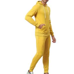 Survêtements tendance unisexes surdimensionnés en molleton épais, streetwear 100 % coton, avec logo et design personnalisés pour hommes - Product Image 3