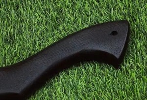 Hand-Forged Carbon Steel Viking <b>Axe</b> Head with Black Wood <b>Handle</b> Customizable Nordic Battle <b>Axe</b> Collectible Gift Display - Product Image 3