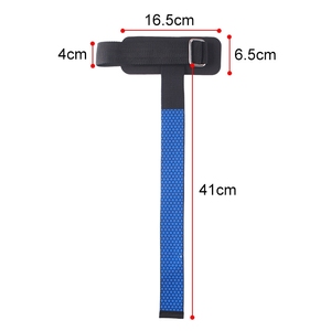Vente flash - Sangles de poignet en néoprène unisexes avec logo personnalisé, antidérapantes, légères, équipement de protection pour la salle de sport et la remise en forme - Product Image 1
