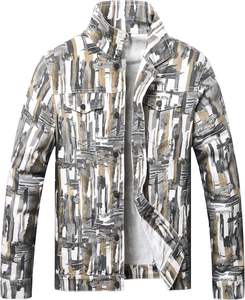 Veste en jean vintage pour homme, respirante, grande taille, sur mesure, écologique, hiver, 100% coton, manches longues, vente chaude - Product Image 1