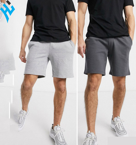 Short de jogging Anti-peluche pour hommes, culotte de sport personnalisés, broderie, taille élastique, personnalisé - Product Image 2