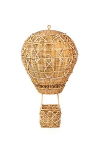 Decoración de pared de mimbre natural estilo boho con forma de globo para niños, globos de ratán al por mayor, decoración para cuarto infantil, hecho por King Craft Viet - Product Image 4