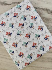 Proveedor de Tela de Algodón Hecha a Mano en India, Tela Sanganeri de Jaipur con Estampado a Bloque, Material en Crudo para Vestidos, Pedidos al Por Mayor - Product Image 6