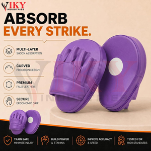Mitaines d'entraînement de qualité supérieure avec rembourrage en mousse haute densité, coussinets de frappe durables pour les arts martiaux, le kickboxing et le karaté - Product Image 6