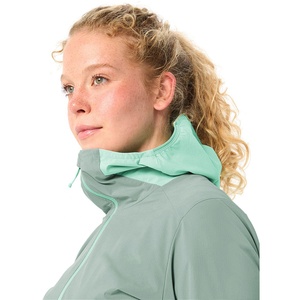 Women Color Block Soft Shell Jacket Lightweight Hooded Zip Up Spring <b>Outdoor</b> Coat Women's Thermal <b>Outdoor</b> Softshell - Product Image 3