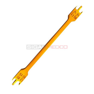 Manual Yellow Coated Orthodontic Height Gauge Dental Bracket Positioning Measuring Instruments for Bracket Placement - Product Image 1