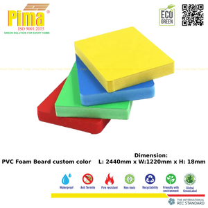 Feuille de panneau de mousse de PVC WPC de couleur personnalisée épaisseur de 25mm avec des panneaux publicitaires de surface Celuka de densité 0.6G/cm3 - Product Image 5