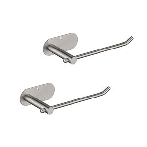 Confezione da 2 Portarotoli da Parete Autoadesivi in Acciaio Inossidabile per Cucina e Bagno - Product Image 1