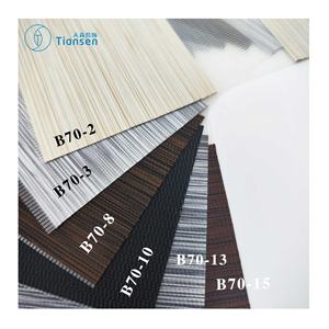 Tende a Rullo Oscuranti con Motivo Zebrato per Finestre Francesi Interne - Misura Personalizzabile, Opzione Motorizzata, Design Moderno - Product Image 1