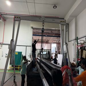 Outdoor Portaalkraan Aluminium 4 Post Draagbare Elektrische Mobiele Indoor 2 Ton Hot Product 2023 Verzorgde Knokkelgiekraan 3 Ton - Product Image 3