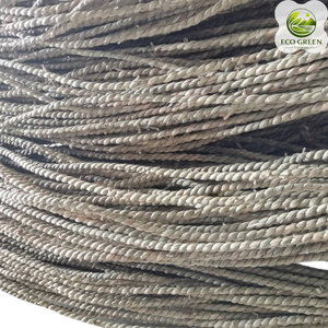 Hilo de algas marinas ECO GREEN GRASS, ecológico, natural, con insectos y plantas preservados, crudo, en cruz. - Product Image 5