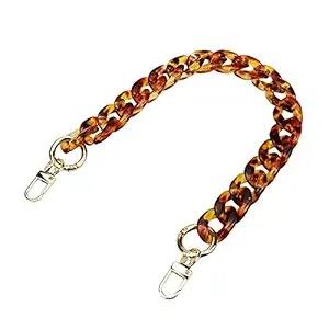 Accessoires pour sacs : Poignées en résine couleur ambre, pièces de sac à main, anneau en D, poignée en plastique acrylique d'Inde - Product Image 6