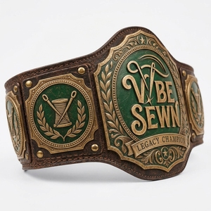 Ceinture de championnat personnalisée, ceinture de récompense avec plaques métalliques de qualité supérieure, design décoratif, sangle réglable, trophée de compétition sportive, OEM - Product Image 3