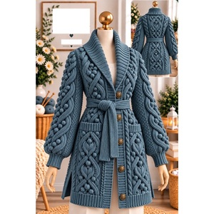 Pulls 100% acrylique ou coton, calibre 12, pour femmes, très tendance, style décontracté, pour la saison hivernale, fournisseur du Bangladesh. - Product Image 5