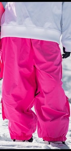 2025 pantalones de esquí holgados Unisex impermeables y a prueba de viento pantalones Cargo de snowboard sueltos estilo hip-hop ropa de invierno al aire libre - Product Image 4