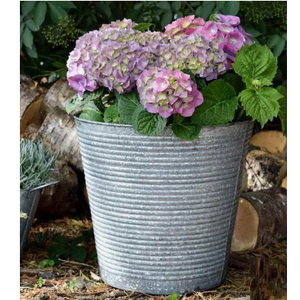 Pots à fleurs en zinc les plus vendus, pots de jardinage style ferme, pots de fleurs en métal, pots à fleurs en zinc imprimés avec autocollants émaillés - Product Image 6