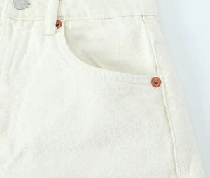 New Trend <b>Women</b>’s Premium High Waist Denim Shorts with Relaxed <b>Baggy</b> Fit, Vintage Blue Wash, Distressed Texture and Fashionable - Product Image 5