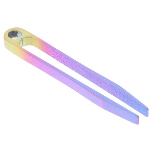 Titanium Alloy Mini Tweezers Keychain Travel <b>Tool</b> Lightweight Rustproof Outdoor Camping Precision <b>Pick</b> <b>Up</b> Tweezers 1PC Stainless - Product Image 6