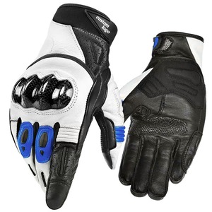 Gants de moto en cuir pour la course, gants de protection pour motards, gants de moto respirants pour une utilisation en extérieur - Product Image 5
