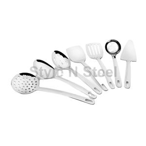 Alora Prince Juego de servidor de ensalada de acero inoxidable ecológico con mango Cubiertos Herramienta de cocina - Product Image 3